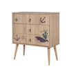 Aberto Design Komoda 80x89x40cm Šarena