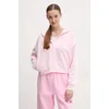ADIDAS SPORTSWEAR Športna majica Essentials roza / bela