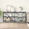 Konzolna stolica Crni hrast 160 x 30 x 75 cm Konstruirano drvo
