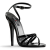 Pleaser Domina-108 Blk Pat 43