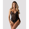 Erotski bodi Blomentis crni - XL/2XL