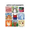 Mudpuppy Art Cats - magnetki 9 kosov