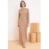 Trendyol Modest Ženska haljina Tctss26Eb00074, Bež