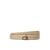 Calvin Klein Pas Ck Buckle Belt 3.0_Smooth K60K613156 Bež