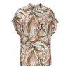 LASCANA Bluza  kostanj rjava / oliva / temno zelena / off-bela