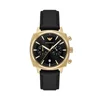 Emporio Armani Analogna ura zlata/črna