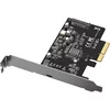 LC Power lc-pci-c-usb32-2x2 pci card with usb-c connector(usb 3.2 gen 2x2) + external nvme m.2 Kontroler ( 24957 )