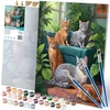 Massido Slikanje po številkah 40x50 cm Massido Cats