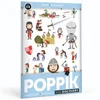 POPPIK Edukativni poster s nalepnicama Mini otkrića: Vitezovi