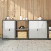 Kuhinjski set za pohranu HATTEM 3 pcs Srebrna Pocinčani čelik
