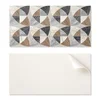 shumee Vinilne ploščice s potiskom - dekoracija spalnice z geometrijskim vzorcem ploščic 6x60x30 cm