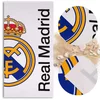 FC Real Madrid Real Madrid HITRO SUŠEČA se brisača za plažo, kopalna brisača za nogometnega navijača, VELIKA, bela za NA PLAŽO