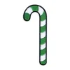 shumee Našitek sladkorne palčke bela in zelena - likalnik - samolepilna podlaga - vezen našitek/značka/emblem