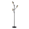 Podna lampa Senso 3xLED 25W 3000K mat crna Elmark