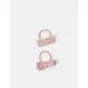 Monsoon Children Set gumica za kosu Pony, 2 komada, Roze