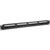 MikroTik Patchcord kabel panel UTP 5e, 24, Rek 19“ 1U