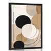 Plakat abstraktne oblike No4 - 60x90 black