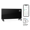Klarstein Bornholm Smart, konvekcijski grelec, 2000 W, WiFi, LED zaslon, časovnik, IP24, črna