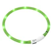 Flamingo Visio Light Led ovratnica za pse - zelena 70 cm