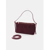 Sinsay - Crossbody torba od imitacije antilopa - maroon