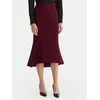 ACCESS FASHION Midi krilo 54-6027-168 Bordo rdeča Regular Fit