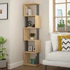 Hanah Home Piri Sonoma Oak Anthracite Polica za knjige 35x161x30cm, Bež