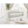 Kavč Comfivo 485 (Uttario Velvet 2978) Svetlo rjava, 174x71x75cm, Blago, NogeNoge: Kovina
