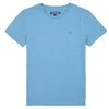 Tommy Hilfiger Majica Basic Cn Knit S KB0KB04140 D Svetlo modra Regular Fit