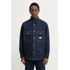 Jeans srajca Hugo Blue Ebolt moška, mornarsko modra barva, 50556349