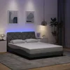Okvir kreveta s LED-om bez madraca 140x200 cm od tkanine