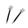 CABLETECH Telefonski kabel 2m 6P4C - 6P4C, črn TEL0033A-2