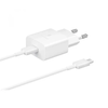 Samsung punjač 15W Type-C + kabel Type-C ( EP-T1510 ) bela