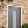 Vanjska zidna lampa 2 pcs Srebrno 32 x 10 x 10 cm