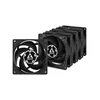 Arctic Set ventilatora P8 PWM PST, 5 komada, Crni
