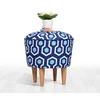 Atelier del Sofa Tabure 42cm Plavo-Belo