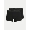 Jack & Jones Moške boxer spodnje hlače M SP HLAČE 2 PAK J&J Črna