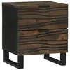 vidaXL Nočna omarica s predalom Oreh 40 x 33.5 x 46 cm