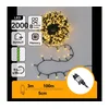 Aigostar - Spoljašnji LED božićni lanac 2000xLED/8 funkcija 103m IP44 topla bela