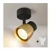 Brilagi - LED RGBW prigušiva spot svetiljka NUGGET 1xGU10/6W/230V crna/zlatna