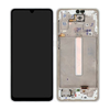 Samsung Galaxy A33 5G A336B - LCD zaslon + steklo na dotik + okvir (Awesome White) - GH82-28143B, GH82-28144B Genuine Service Pack