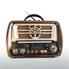 Retro Bluetooth Radio sa Solar Panel - FM/AM/SW + TWS + LED Disco Light