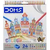 DOMS N80434 Komplet barvnih svinčnikov 24 pcs + Sharpener