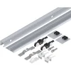 Set okovja za les HELM 53, D=2100 mm, pokrivni profil, ŠK 910-1100 mm, srebrno
