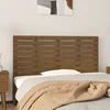 Vidaxl Stensko posteljno vzglavje medeno rjavo 156x3x63 cm borovina