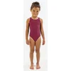 Girls swimsuit finis youth bladeback solid cabernet 18