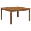 vidaXL Klubska miza Naravna 80 x 80,5 x 45 cm Masiven les akacije