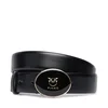Ženski pas PINKO Round Enamel H2,8 Belt 20252 PLT01 105478.A2QL Črna