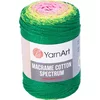 Yarn Art Macrame Cotton Spectrum 225 m 1309 Pink Green Vrvica