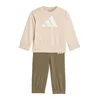 Adidas Komplet trenerka za dečake I Bl Ft Jog 240 KB9654, Maslinasto-bež
