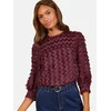 love & roses Bluza burgund